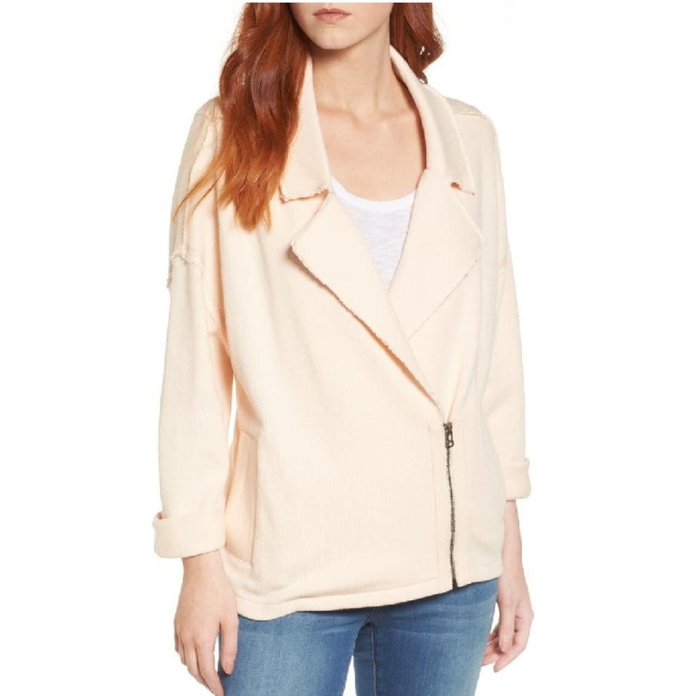 🎁 Caslon Knit Moto Jacket